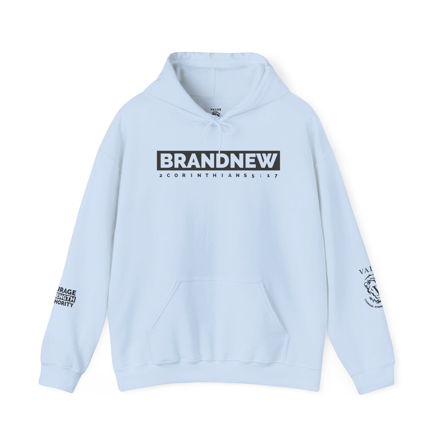 BrandNew Hooded Sweatshirt Black Text