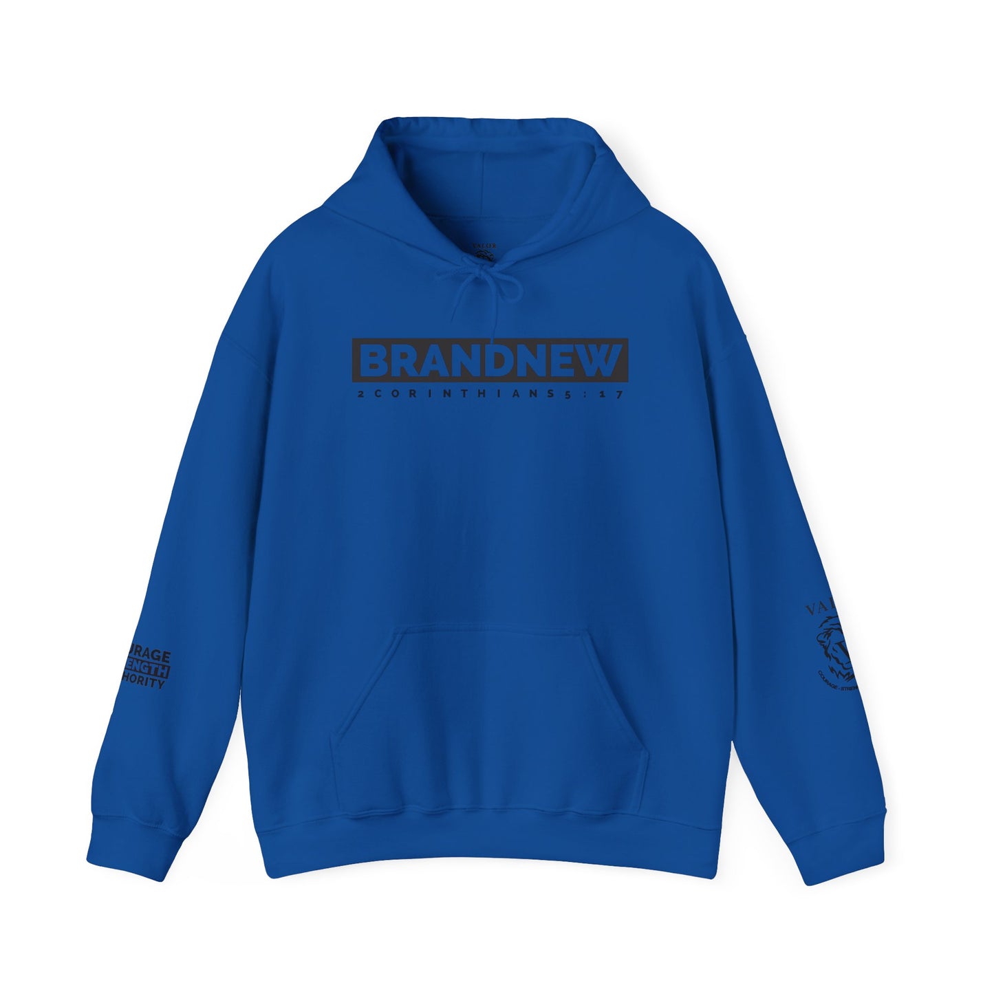 BrandNew Hooded Sweatshirt Black Text