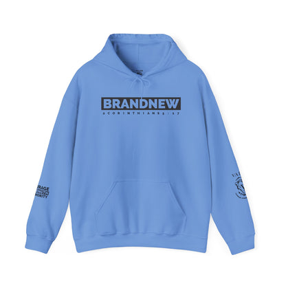 BrandNew Hooded Sweatshirt Black Text