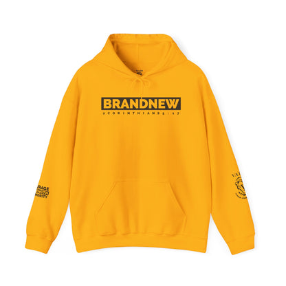 BrandNew Hooded Sweatshirt Black Text