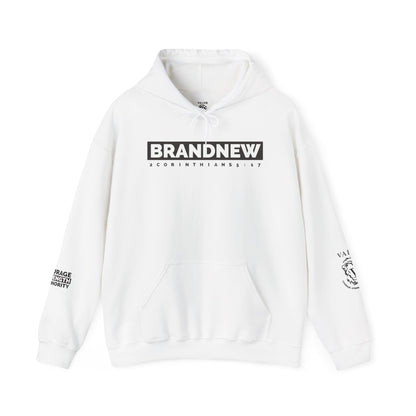 BrandNew Hooded Sweatshirt Black Text