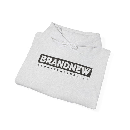 BrandNew Hooded Sweatshirt Black Text